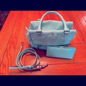 Kate Spade Tiffany Blue Hand Bag & Wallet